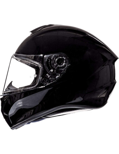 Casco Xxdoble Basic Color Negro brillo