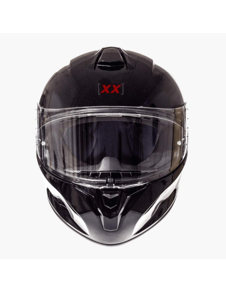 Casco Xxdoble Basic Color Negro brillo