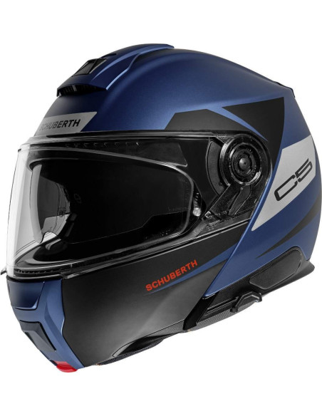 CASCO MARCA SCHUBERTH C5 ECLIPSE DE COLOR AZUL MATE