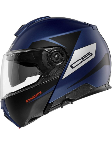 CASCO MARCA SCHUBERTH C5 ECLIPSE DE COLOR AZUL MATE