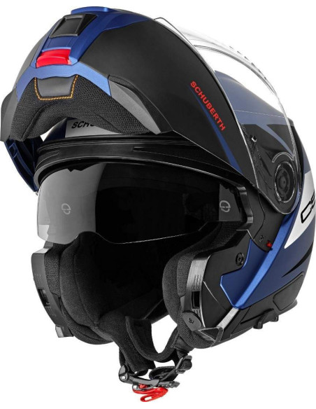 CASCO MARCA SCHUBERTH C5 ECLIPSE DE COLOR AZUL MATE