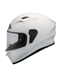 CASCO INTEGRAL MARCA SMK HELMET STELLAR BLANCO BRILLO (GL100)