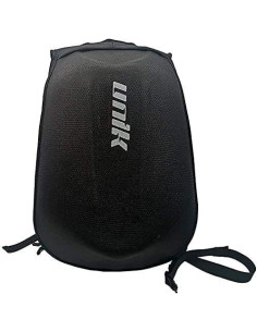 Unik Mochila para moto, esquí, camping, desplazamientos. Acabado Carbono, 24L de volumen, Resistente al agua. 2