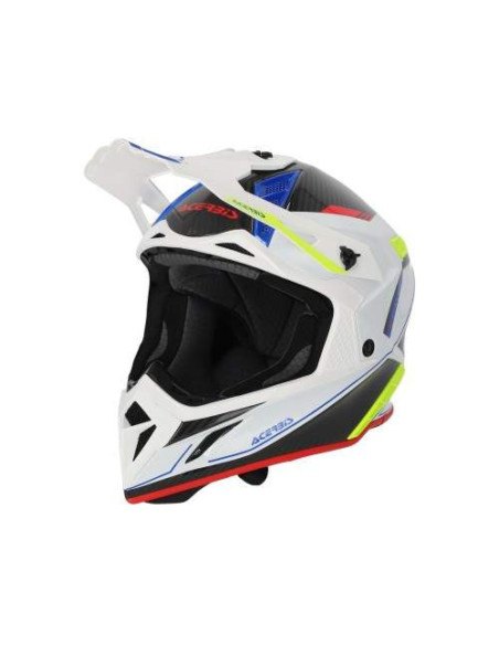 CASCO ACERBIS STEEL CARBON BLANCO Y NEGRO