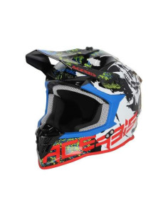 CASCO ACERBIS LINEAR BLANCO Y NEGRO