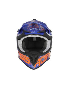 CASCO ACERBIS LINEAR AZUL Y GRIS 22.06 2