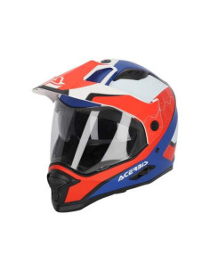 CASCO ACERBIS REACTIVE BLANCO Y ROJO 22.06