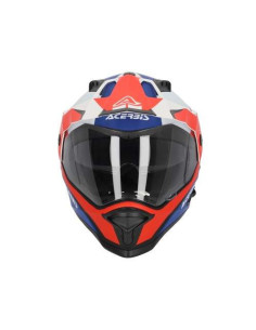 CASCO ACERBIS REACTIVE BLANCO Y ROJO 22.06 2