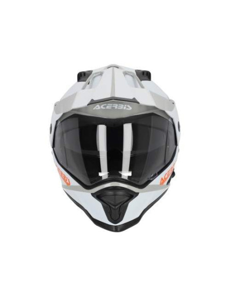 CASCO ACERBIS REACTIVE BLANCO Y GRIS 22.06