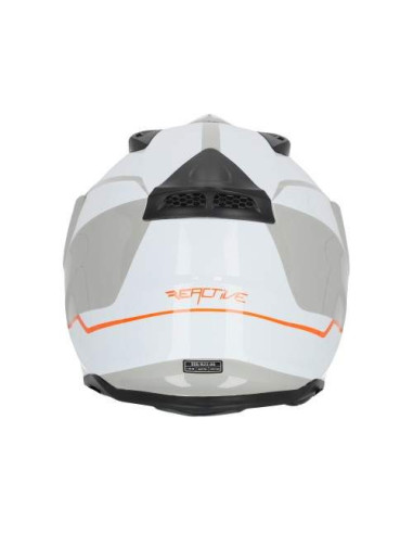 CASCO ACERBIS REACTIVE BLANCO Y GRIS 22.06