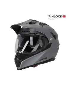 CASCO ACERBIS FLIP GRIS MEL 22.06