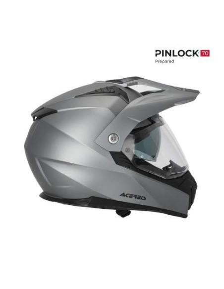 CASCO ACERBIS FLIP GRIS MEL 22.06