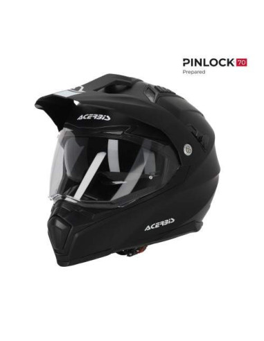 CASCO ACERBIS FLIP NEGRO 2 22.06