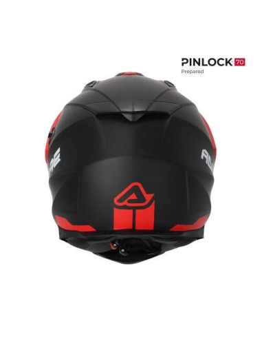 CASCO ACERBIS FLIP NEGRO Y ROJO 22.06