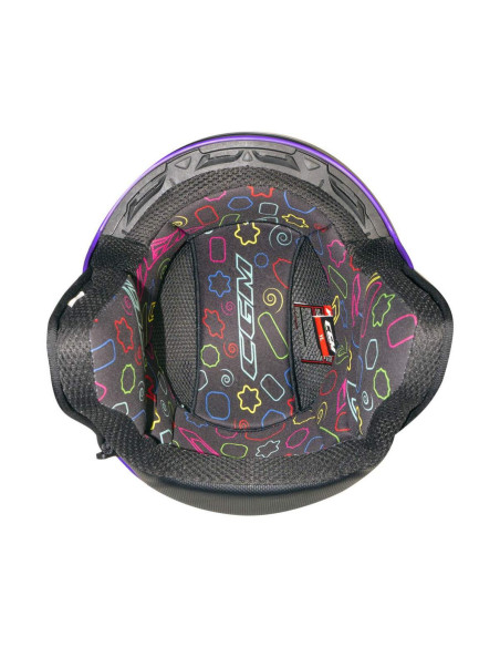 CGM HELMETS Casco Infantil Modelo 261X MINI SIGN Color Violeta y Rosa