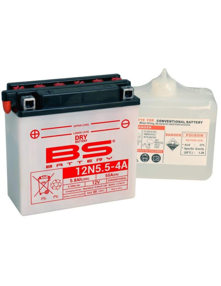 Batería Marca BS BATTERY 12N5.5-4A