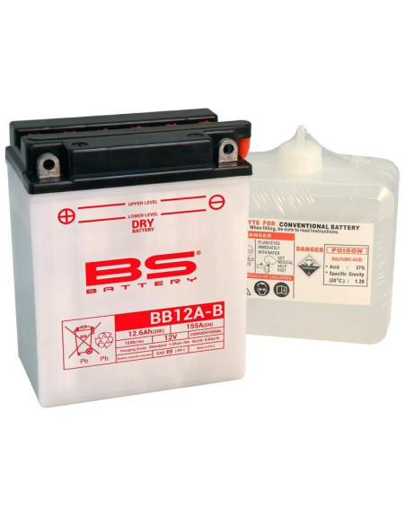 Batería Marca BS BATTERY YB12A-B