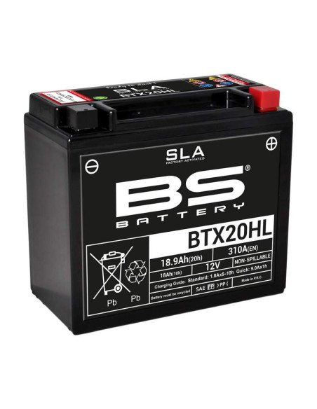 Batería Marca BS BATTERY SLA BTX20HL (FA)