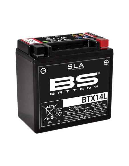 Batería Marca BS BATTERY SLA BTX14L (FA)