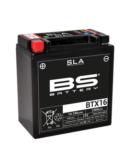 Batería Marca BS BATTERY SLA BTX16 (FA)