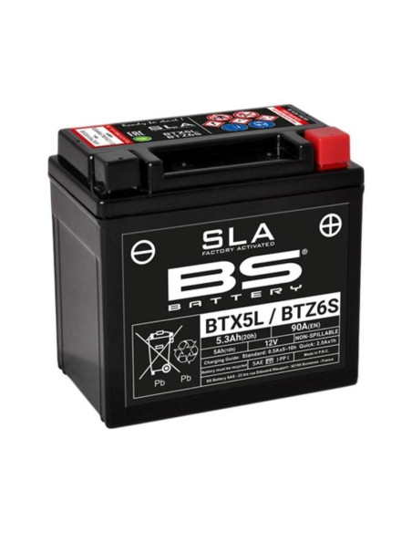 Batería Marca BS BATTERY SLA BTX5L / BTZ6S