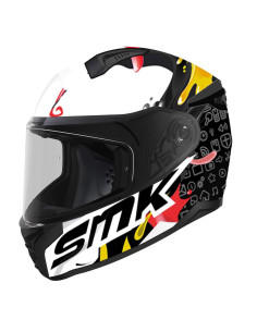 SMK HELMETS Casco Integral BIONIC KID SPLASH Decorado Brillo