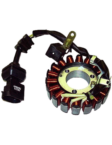 STATOR KOKUSAN TRIFASE 18 POLOS 12V 350W (MOT.PIAGGIO) MOTOR PIAGGIO QUASAR 250 4T