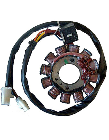 STATOR DUCATI 12 POLOS CON PICK-UP 2 CABLES 140W (MOTOR APRILIA 50 DI-TECH)