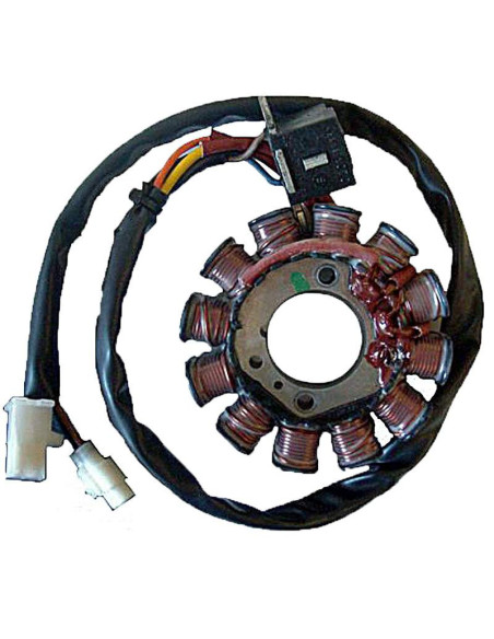 STATOR DUCATI 12 POLOS CON PICK-UP 2 CABLES 140W (MOTOR APRILIA 50 DI-TECH)