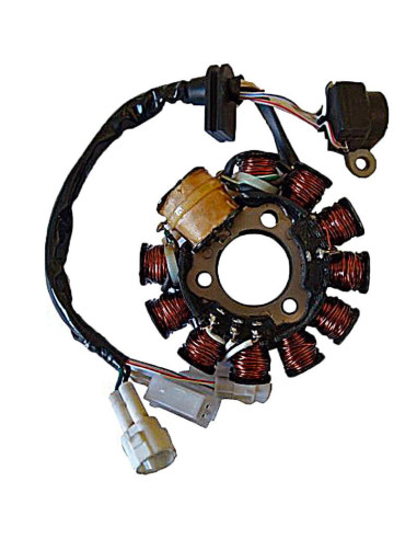 STATOR SGR TRIFASE 11 POLOS CON PICK-UP 2 CABLES (MOTOR YAMAHA 125 4T)