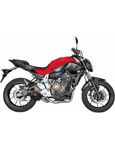 Sistema de escape Racing Line AKRAPOVIC EXHAUST RAC SS/CF MT-07 18102226 / S-Y7R2-AFC