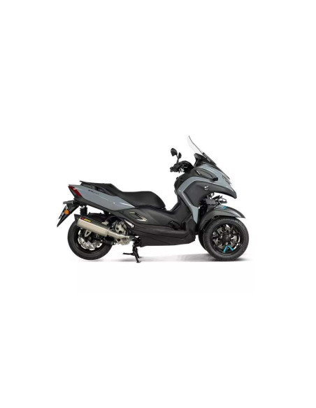 Escape Akrapovic homologado en acero inoxidable para YAMAHA TRICITY 300 21-24 | X-MAX 300 21-24