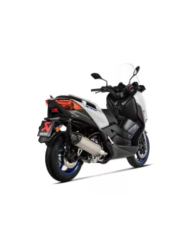 Escape Akrapovic homologado en acero inoxidable para YAMAHA TRICITY 300 21-24 | X-MAX 300 21-24