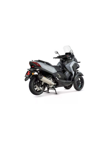 Escape Akrapovic homologado en acero inoxidable para YAMAHA TRICITY 300 21-24 | X-MAX 300 21-24
