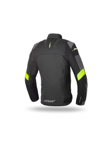 CHAQUETA OUTLET SEVENTY DEGREES SD-JR69 NEGRO AMARILLO FLUOR