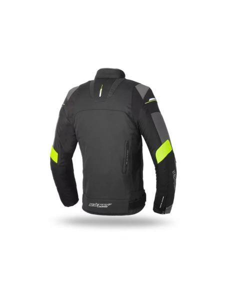CHAQUETA OUTLET SEVENTY DEGREES SD-JR69 NEGRO AMARILLO FLUOR