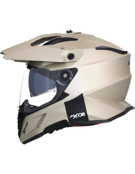AXOR Helmets Casco Off Road Modelo X-Cross Adventure Arena Mate Totalmente Homologado 22.06
