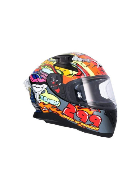 AXOR HELMETS Casco Integral APEX XBHP DV Multicolor Totalmente Homologado 22.06