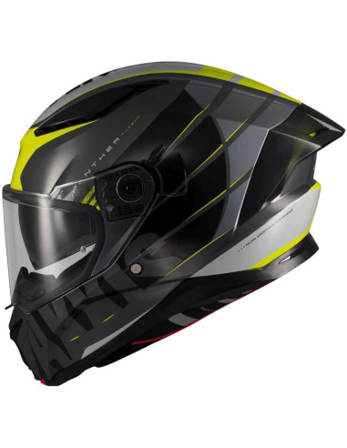 Casco Moto Casco Panther Sv Flight Amarillo/negro Brillo L