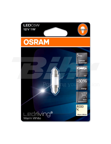 Lampara OSRAM LED Retofit 12Vcool Festoon 6000K