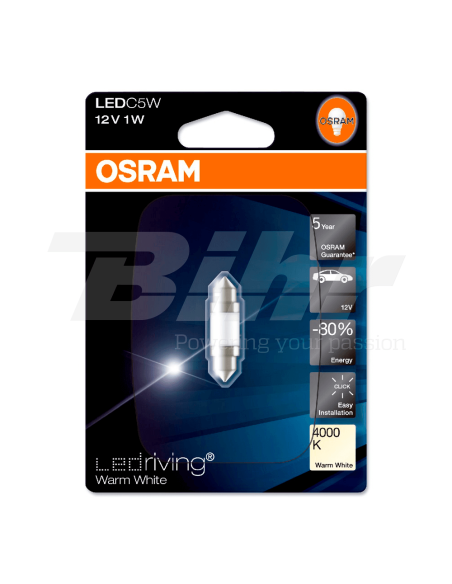 Lampara OSRAM LED Retofit 12Vcool Festoon 6000K