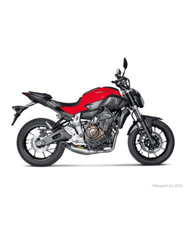 ESCAPE AKRAPOVIC YAMAHA MT-07 14-16