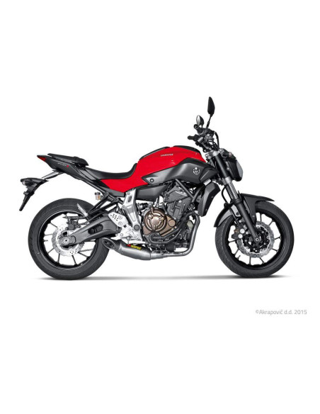 ESCAPE AKRAPOVIC YAMAHA MT-07 14-16