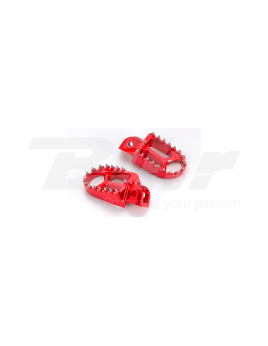 Estriberas Off Road rojo Honda