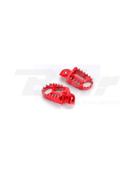 Estriberas Off Road rojo Honda
