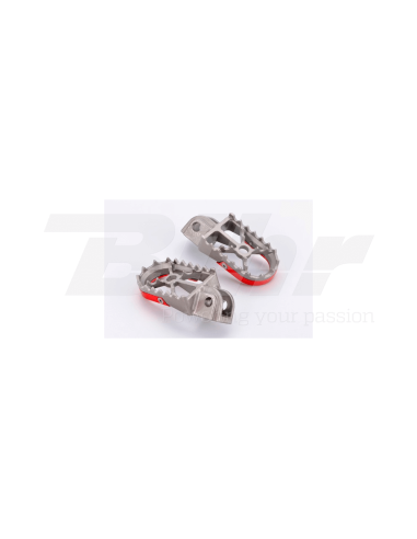 Estriberas Off Road gris/rojo Beta
