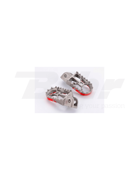 Estriberas Off Road gris/rojo Beta