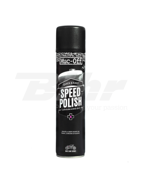 Pulimento cera de carnauba Muc-Off Motorcycle Speed Polish Spray 400ml