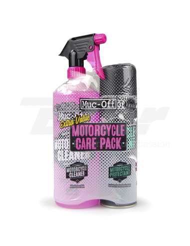 Kit duo de cuidado moto Motorcycle Protectant + Cleaner Muc-Off Care Pack