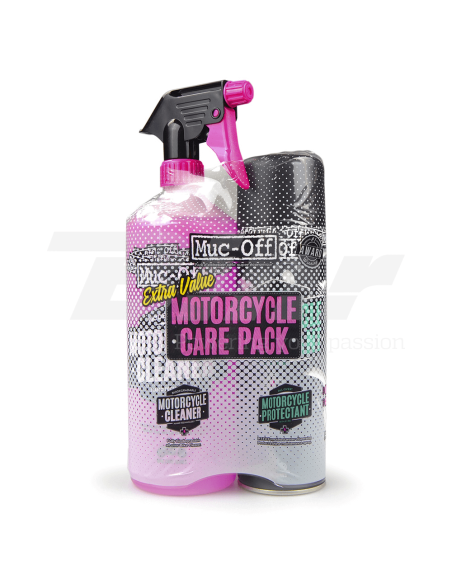 Kit duo de cuidado moto Motorcycle Protectant + Cleaner Muc-Off Care Pack